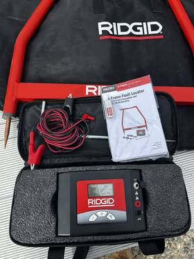 Ridgid Rd56613 Locator A-frame Fault Fr-30 Reciver Ft-130