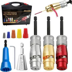 Bo-4in1 Shenatta Wire Stripper For Drill Twister Tool Electrician Upgrade
