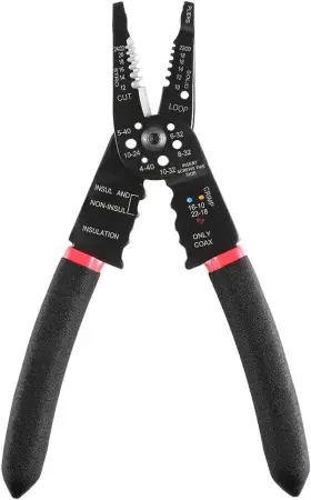 Wt-00 Solsop Multi-tool Wire Stripper Professional Stripping 8-inch Black