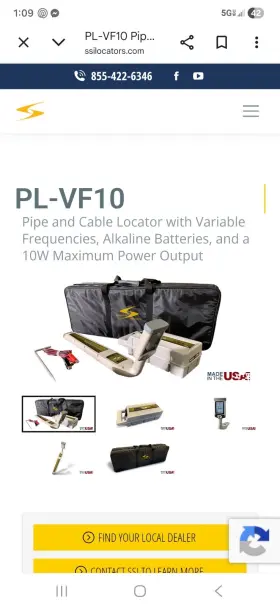 Pl-vf10 Subsurface Instruments Pipe And Cable Locator Transmitter 33 Khz