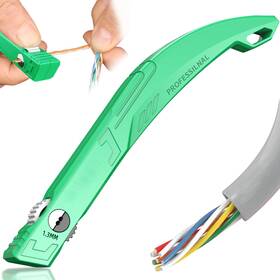 Techplus 017190020 Network Cable Untwist Tool Wire Straightener And Stripper For Green