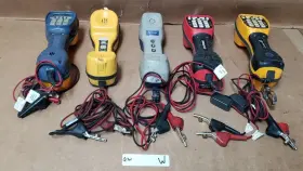 Ts45s Temp / Verizon Qwest/ Fluke Lot Of 5 Harris And Other Ts52 Ts44 Pro Line Testers Q701 W