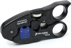 Pa1119 Tempo Paladin Tools Utp/coax Cable Stripper And Cutter Ethernet Poe Rg6