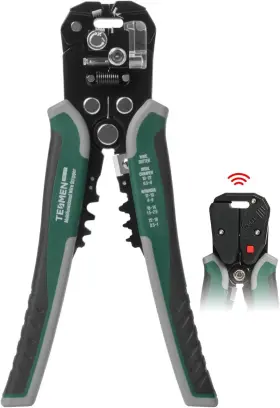 Tws-322 Tesmen Self Adjusting Wire Stripper With Non-contact Voltage Green