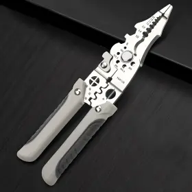 Bxq-010z Toppot Wire Stripper Multi-function Strippers Tool Grey