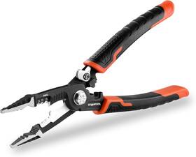 Valuemax V014005 6-in-1 Wire Stripper 8.5 Inch And Crimping Tool Cr-v
