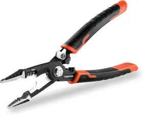 V014005 Valuemax 6-in-1 Wire Stripper 8.5 Inch And Crimping Tool Cr-v