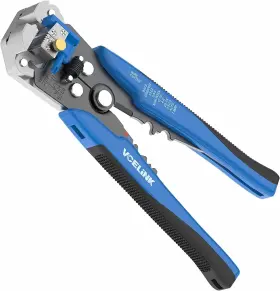 Agj710bl-1p-us Vcelink Wire Stripper Electrical Tool Automatic Self Adjusting 3 In 1 Blue