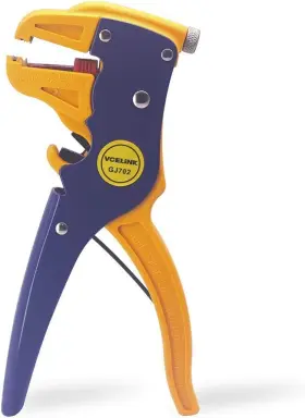 Gj702bl-1p-us Vcelink Automatic Quickstrip Wire Stripper And Cutter Yellow-blue