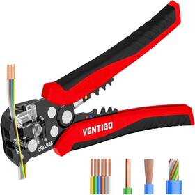 Ventigo 199284985940 Self-adjusting Wire Stripper Tool 10-24 Awg Red/black