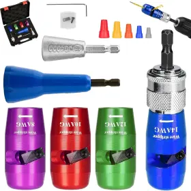 Twister-712 Xinwanyue Wire Stripper Twister Tool For Drill Quickly 8-14 Awg Multiple Colour