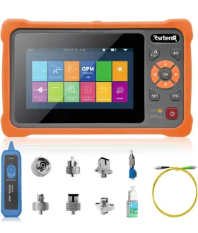 Yd-4000 Yedemc Otdr Fiber Optic Tester 1610nm 22db 100km Opm Vfl Ols Rj45 Event Map 8gb Tf