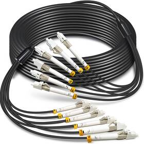 Yutianhome Yt-lc-om3-6c-10m 10 Meters 6 Core Om3 Multimode Industrial Tpu Lc To Outdoor Armo... Fast Ship