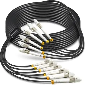 Yt-lc-om3-6c-10m Yutianhome 10 Meters 6 Core Om3 Multimode Industrial Tpu Lc To Outdoor Armo... Fast Ship