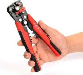 Ywhwlx 22101914 Automatic Wire Stripper 3 In 1 Self-adjusting Cutter For 8 Inch Red