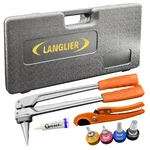 Manual Pex Pipe Expander Tool Kit With 3/8",1/2",3/4",1" Expansion Heads For ... New. Price: $124.32.