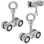 Bijun 4 Wheel Trolley Assembly Rollers 650LBS Heavy-duty With M10 Bo... New. Price: $37.40.