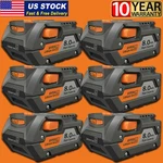 6PACK For Ridgid R840087 8AH Lithium Battery Rigid 18 Volt R840085 Power Tools New. Price: $124.69.