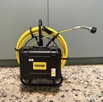 Vevor Inspection Sewer Camera, 150FT, 9" Screen Pipeline Used. Price: $275.00.