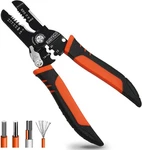 5-IN-1 Wire Stripper Tool, 3RD Generation 7 Inch, Orange And Black New. Price: $9.29.