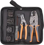 Iwiss IWS-30J Ratchet Crimping Tool Set 5 Jaws Wire Stripper Awg 20-10 Orange New. Price: $59.99.