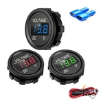 12V-24V Car Marine Motorcycle Led Digital Voltmeter Voltage Battery Gauge New. Price: $10.89.