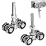 Bijun 4 Wheel Trolley Assembly Roller, Silent Steel With M10 B... New. Price: $35.11.