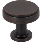Richard 1-1/4" Diameter Round Knob, Brushed Oil Rubbed Bronze Hardware New. Price: $7.94.
