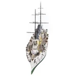 1: 200 Scale Russian Varyag Protective Cruiser Paper Model Diy Unassembled Kits New. Price: $32.66.