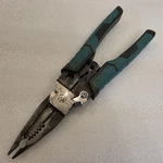 Laoa 9-IN-1 Wire Stripper Crimper Needlenose Pliers Used. Price: $7.99.