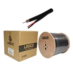 RG59 Siamese Coaxial Direct Burial Outdoor Gel Cable 20AWG 95% Braid 1000FT New. Price: $138.75.