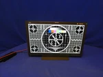 Wohler RMQ-230-3G 23" Quad Split Lcd Monitor W/external Power Supply, Stand Used. Price: $299.99.