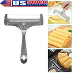 Hard Cheese Slicer Adjustable Stainless Steel Wire Cutter Kitchen Cooking Tool New. Price: $10.99.