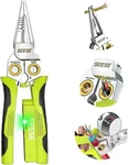 Seese 8-IN-1 Wire Stripper For Electrician: Needle Nose Pliers With Green New. Price: $42.54.