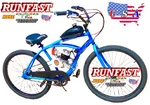 New 26 Cruiser Bike And Complete Diy 66CC 80CC 2-STROKE Motorized Kit. Price: $499.99.