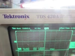 Tektronix Tds 420A Digitizing O'scope, Ch 200 Mhz Opt 2F, W/2 Ea P6139A Probes Used. Price: $550.00.