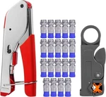 Coaxial Cable Crimper For RG59, RG6, 3-IN-1 Repair Kit W... Fast Ship New. Price: $25.99.