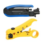 Yaetek RG59 RG6 RG11 Compression Tool Coaxial Cable Crimper Stripper 2PC New. Price: $28.99.