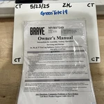 Brave Products Log Splitter 24/30/37 Ton Owners Manual VH1737GX Like. Price: $13.50.