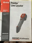 Ridgid KD-4510 Pointer Line Locator Used. Price: $450.00.