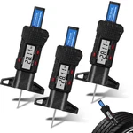 Frienda 3 Pieces Tire Tread Depth Gauge Tool Digital As Picture Shows New. Price: $30.99.