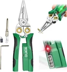 8-IN-1 Wire Stripper Pliers Voltage Tester, Cutter & Crimper Model LA324108 New. Price: $24.39.