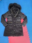 Nicole Miller Faux Fur Hoodie Insulation Jacket Size Pre-owned. Price: $45.00.