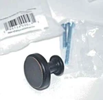 Jeffrey Alexander 171DBAC 1-1/4" Brushed Oil Rubbed Bronze Richard Pull Knob New. Price: $12.29.