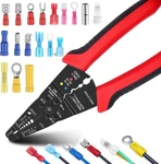 Smseace Red Wire Crimping Tool Crimper,stripper And Cutter For Insulated/ba New. Price: $15.40.