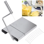 New Cheese Slicer Cutter Board Stainless Steel Wire Cutting Kitchen Hand Tool. Price: $11.99.