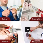 Gado Pro 8-IN-1 Wire Stripper/cutter With Voltage Tester & Dual Alarms Green New. Price: $39.99.